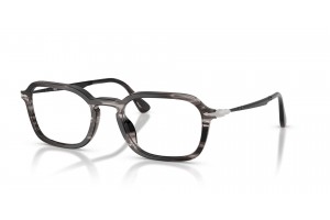 PERSOL PO3381V 1238 csíkos fekete-szürke szemüveg