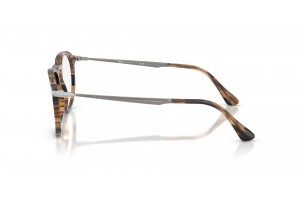 PERSOL PO3387V 1236 PIER csíkos fekete-barna keret