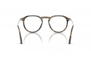 PERSOL PO3387V 1237 PIER csíkos fekete és olíva demo lencse