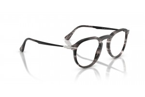 PERSOL PO3387V 1238 PIER csíkos fekete-szürke szemüveg