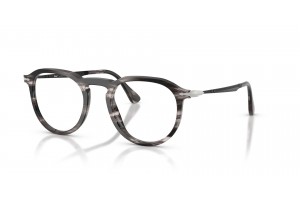 PERSOL PO3387V 1238 PIER csíkos fekete-szürke szemüveg