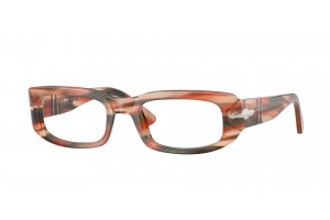 PERSOL PO3388V 1233 piros-zöld csíkos keret
