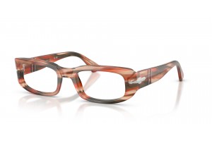 PERSOL PO3388V 1233 piros-zöld csíkos keret