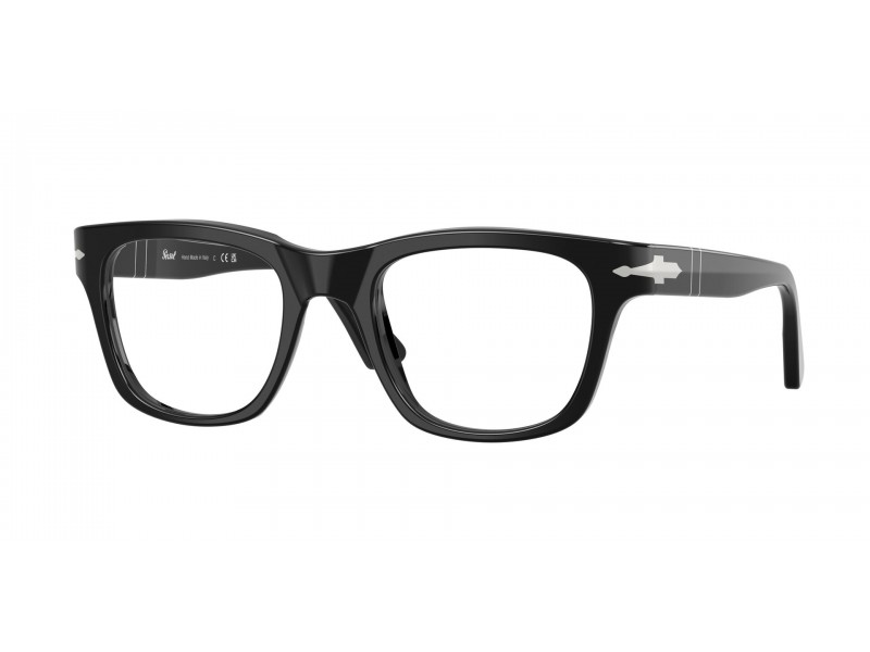 PERSOL PO3389V 95 CECIL fekete szemüveg - Demo lencse