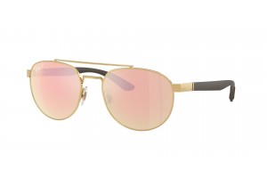 RAY-BAN RB3736CH Arista Gold Orange Mirror Pink napszemüveg