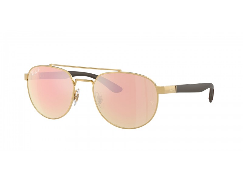 RAY-BAN RB3736CH Arista Gold Orange Mirror Pink napszemüveg