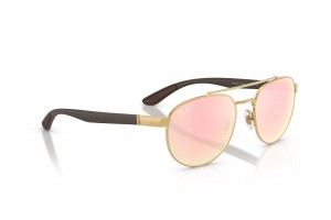 RAY-BAN RB3736CH Arista Gold Orange Mirror Pink napszemüveg