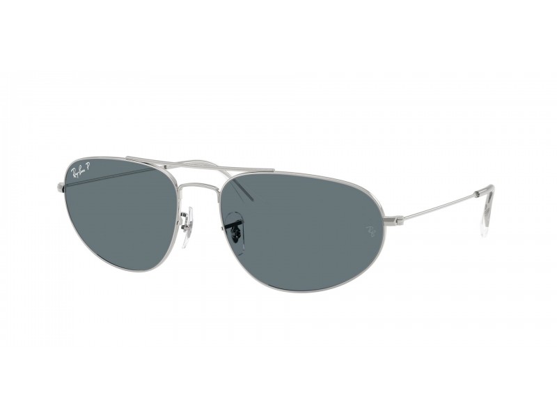 Ray-Ban RB3945 003/3R ezüst keret sötétkék polarizált