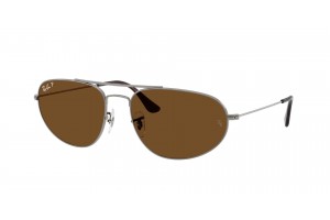 RAY-BAN RB3945 004/57 Gunmetal Brown polarizált napszemüveg