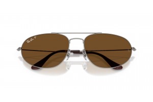 RAY-BAN RB3945 004/57 Gunmetal Brown polarizált napszemüveg