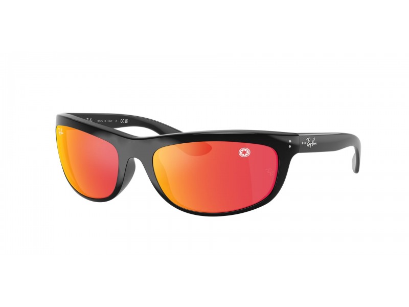 RAY-BAN RB4089 Balorama – fekete szürke-piros tükörlencse