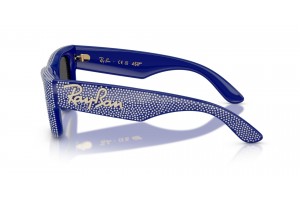 Ray-Ban Wayfarer Puffer RB4940BP kék Strass sötétszürke