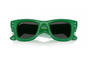 Ray-Ban Wayfarer Puffer Green & Strass Dark Grey