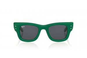Ray-Ban Wayfarer Puffer Green & Strass Dark Grey