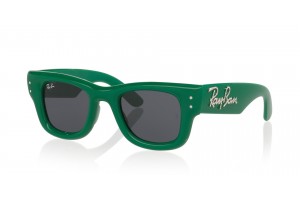 Ray-Ban Wayfarer Puffer Green & Strass Dark Grey