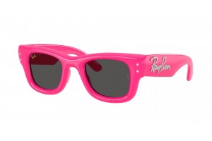 RAY-BAN RB4940B 686287 WAYFARER PUFFER (ASAP ROCKY) Pink & Strass Dark Grey napszemüveg