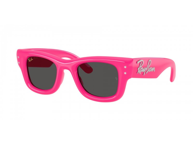 RAY-BAN RB4940B Wayfarer Puffer Pink Strass napszemüveg