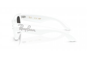 Ray-Ban RB4940B Wayfarer Puffer White & Strass – Dark Grey