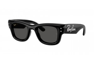 RAY-BAN RB4940B 686487 WAYFARER PUFFER (ASAP ROCKY) Black & Strass Dark Grey napszemüveg