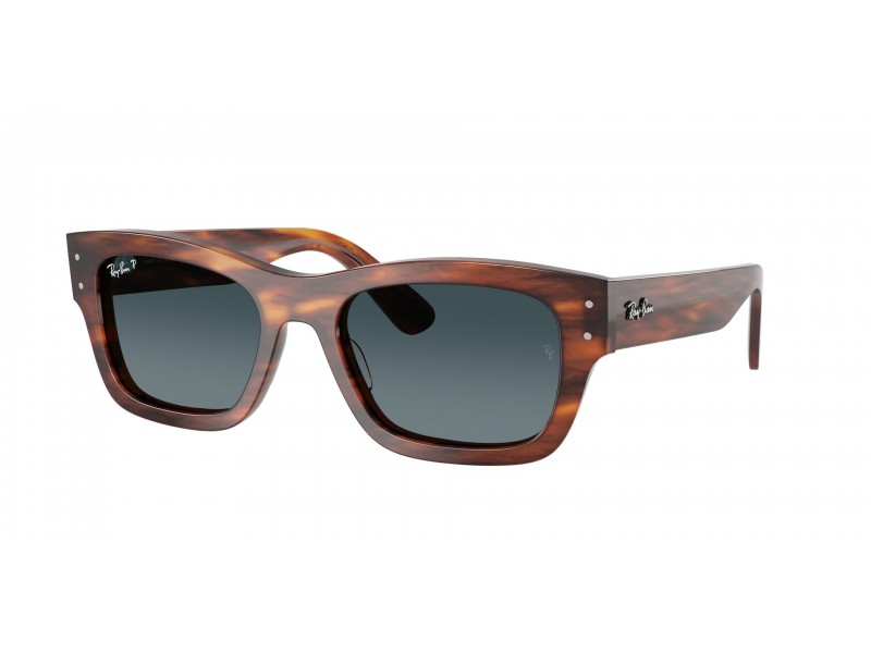RAY-BAN RB7683S JOSEPH Striped Havana - Gradient kék