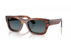 RAY-BAN RB7683S JOSEPH Striped Havana - Gradient kék