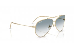 RAY-BAN RBR0101S Aviator Reverse Arista Gold/Blue