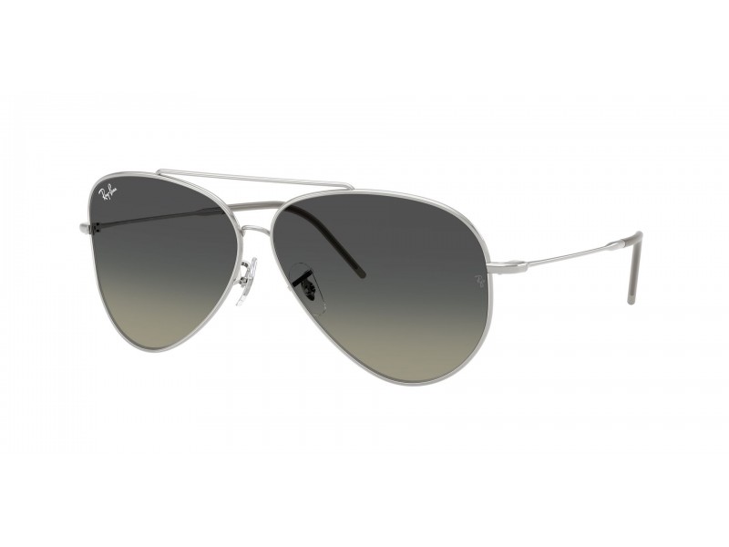 Ray-Ban RBR0101S Aviator Reverse - Silver Grey Gradient