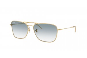 Ray-Ban RBR0102S CARAVAN Arista Gold - Gradient Blue
