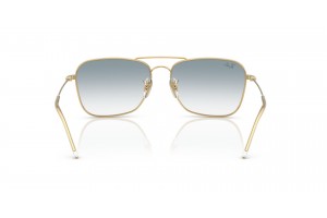 Ray-Ban RBR0102S CARAVAN Arista Gold - Gradient Blue