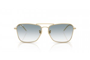 Ray-Ban RBR0102S CARAVAN Arista Gold - Gradient Blue