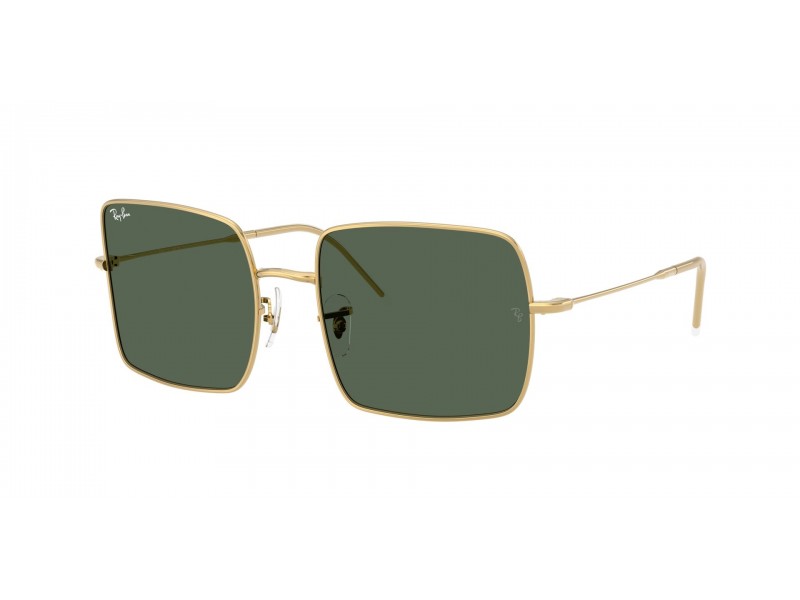 Ray-Ban RBR0104S SQUARE REVERSE Arista Gold Dark Green