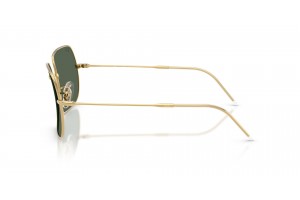 Ray-Ban RBR0104S SQUARE REVERSE Arista Gold Dark Green