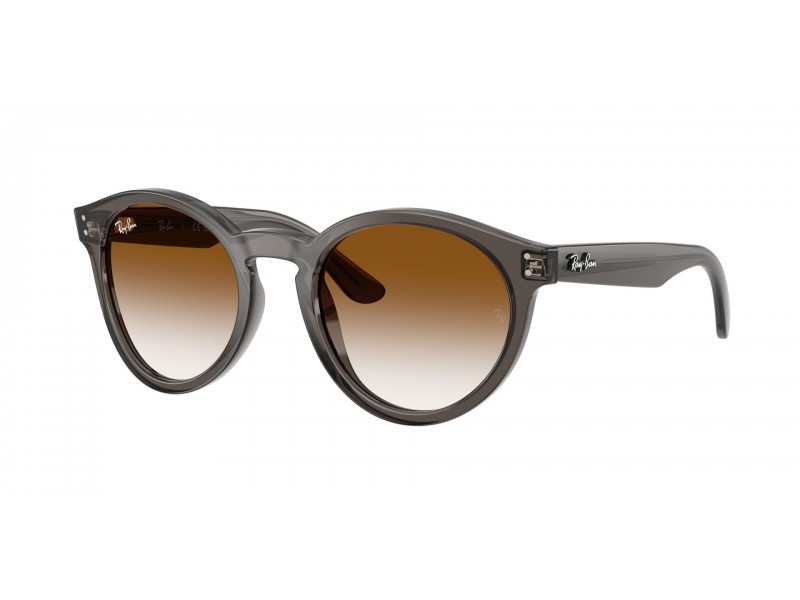 RAY-BAN RBR0505S 6707CB - sötétszürke keret, barna lencse