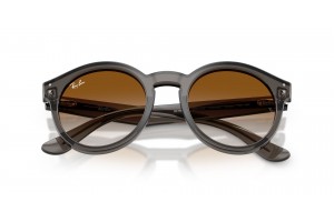 RAY-BAN RBR0505S 6707CB - sötétszürke keret, barna lencse