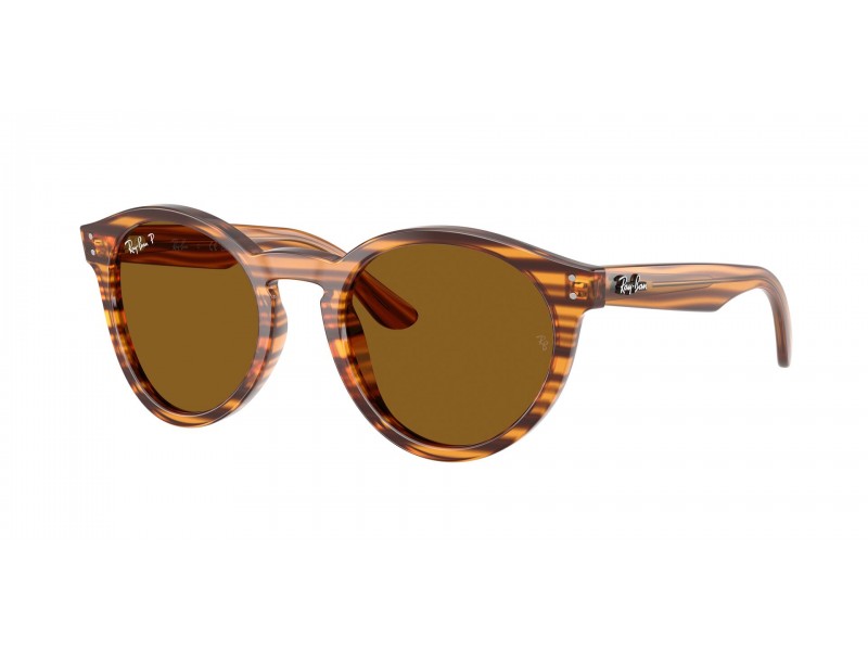RAY-BAN RBR0505S Striped Havana Polarizált napszemüveg