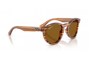 RAY-BAN RBR0505S Striped Havana Polarizált napszemüveg