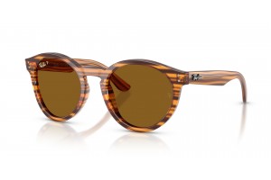 RAY-BAN RBR0505S Striped Havana Polarizált napszemüveg