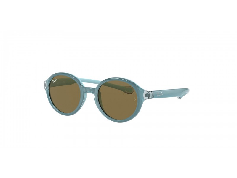 Ray-Ban RJ9075S gyerek napszemüveg, világoskék keret
