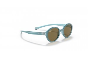 Ray-Ban RJ9075S gyerek napszemüveg, világoskék keret