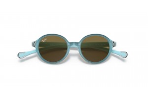 Ray-Ban RJ9075S gyerek napszemüveg, világoskék keret