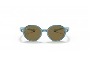 Ray-Ban RJ9075S gyerek napszemüveg, világoskék keret