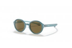 Ray-Ban RJ9075S gyerek napszemüveg, világoskék keret