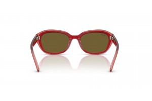 Ray-Ban RJ9081S gyermek napszemüveg - Top Red/Orange