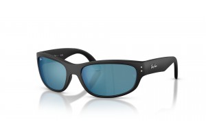 Ray-Ban RJ9189S 100S55 matt fekete kék tükrös