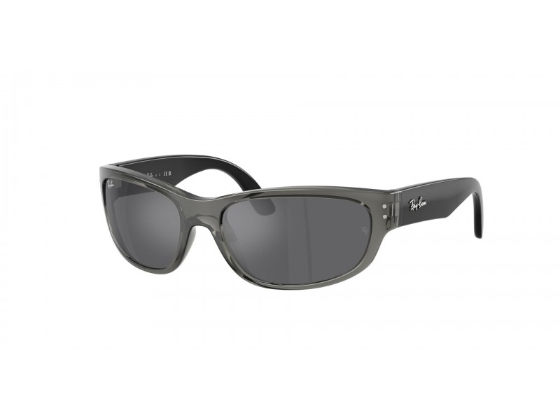 Ray-Ban RJ9189S 71956G Transparent Grey, Grey Mirror