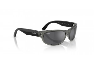 Ray-Ban RJ9189S 71956G Transparent Grey, Grey Mirror