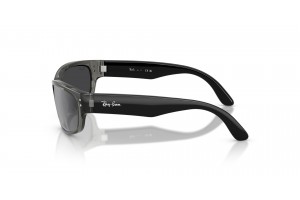 Ray-Ban RJ9189S 71956G Transparent Grey, Grey Mirror