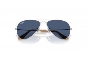 Ray-Ban RJ9506S Junior Aviator ezüst sötétkék napszemüveg