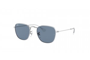 Ray-Ban RJ9557S Junior FRANK — ezüst keret, sötétkék lencse