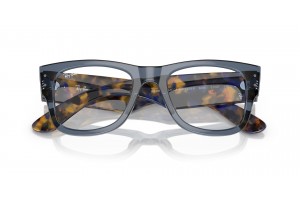 Ray-Ban RX0840V 8296 Mega Wayfarer - áttetsző sötétkék